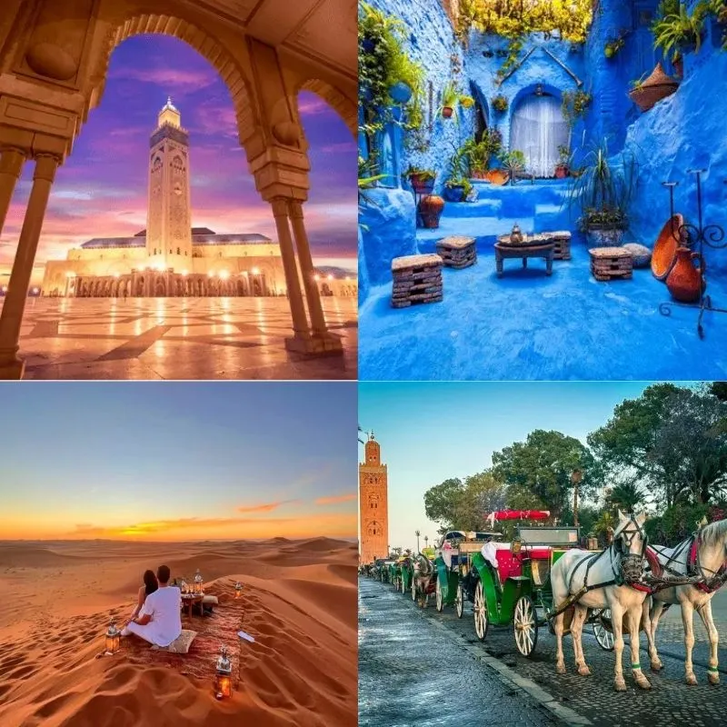 Morocco desert and mountains